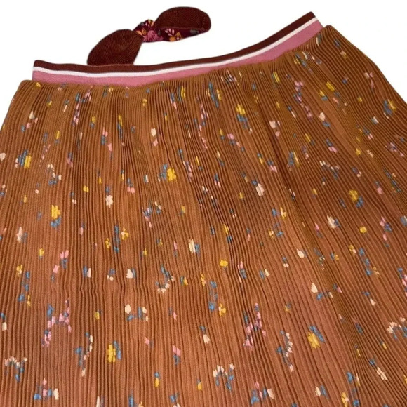 Matilda Jane Winnie Pleated Skirt with Matching Bow- Size 4 - Picture 2 of 5